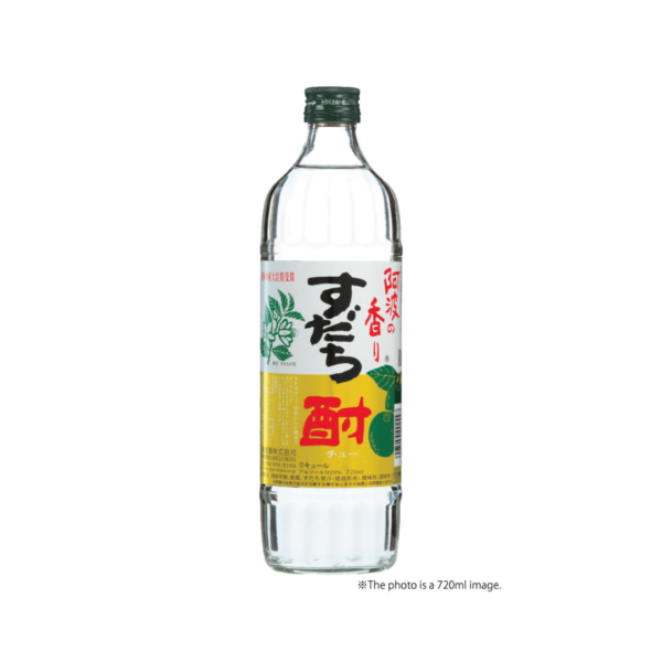 Nisshin Shurui Soju Awa No Kaori Sudachi Chu (720ml x 6 Bottles)