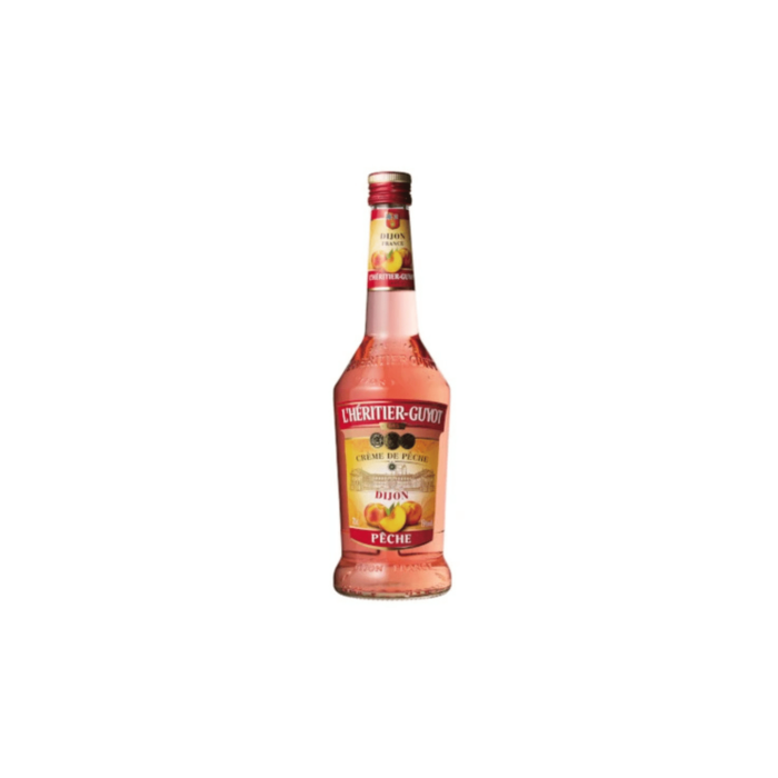 L'Heritier Guyot Creme de Peche Liqueur (700ml x 6 Bottles)