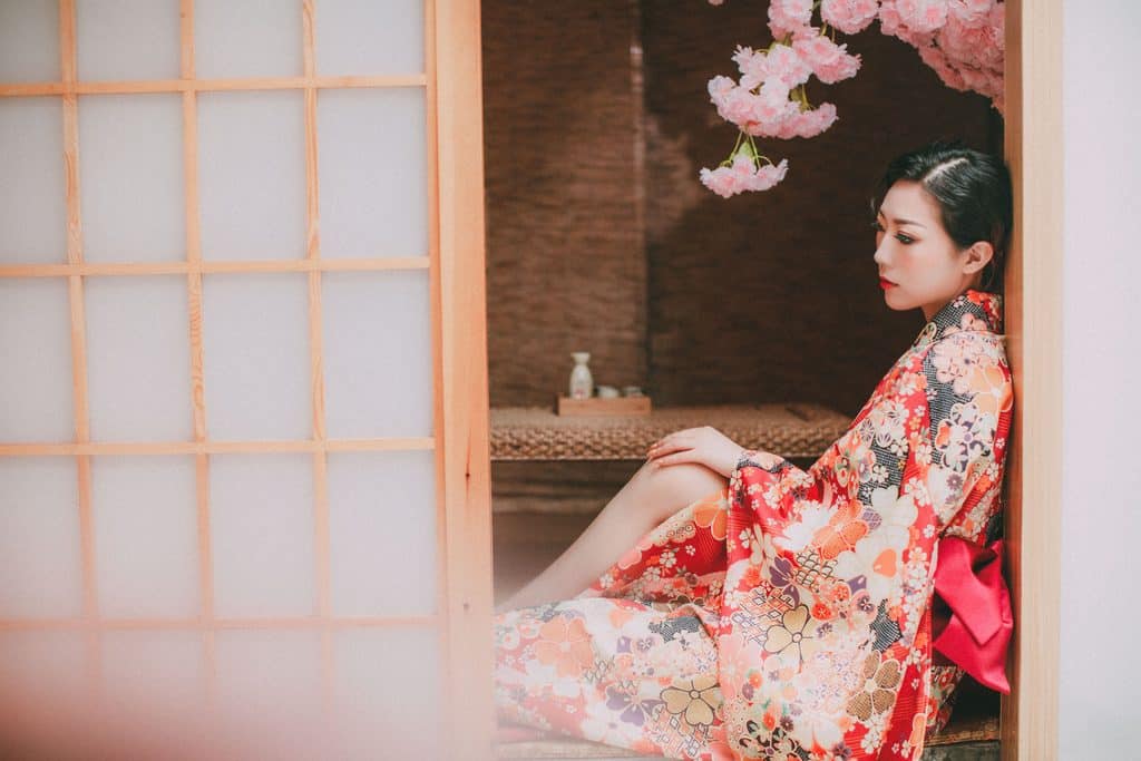 Wearing a Kimono in Japan