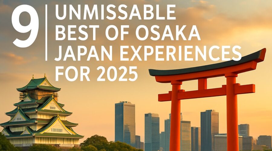 9 Unmissable Best Of Osaka Japan Experiences for 2025