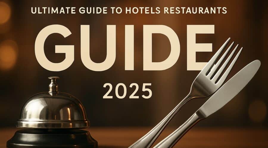 Ultimate Guide to Hotels Restaurants 2025