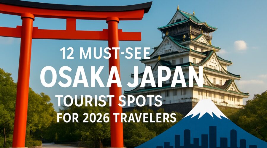12 Must-See Osaka Japan Tourist Spots for 2026 Travelers