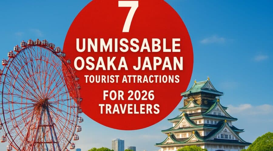 7 Unmissable Osaka Japan Tourist Attractions for 2026 Travelers