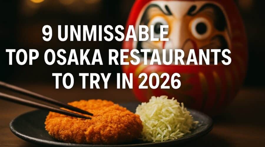 9 Unmissable Top Osaka Restaurants to Try in 2026