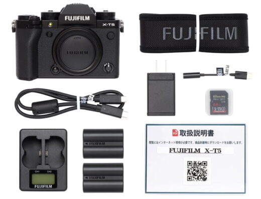 FUJIFILM X-T5 Black (body only) Rental in Japan