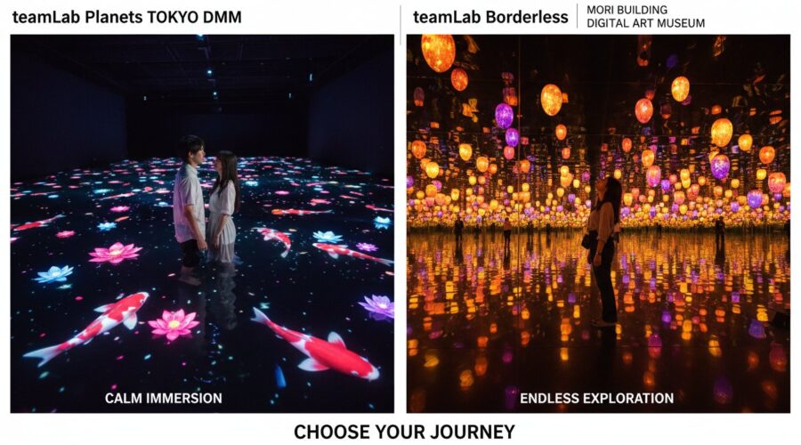 teamLab Planets vs Borderless: Which Tokyo Art Museum is Right for You?