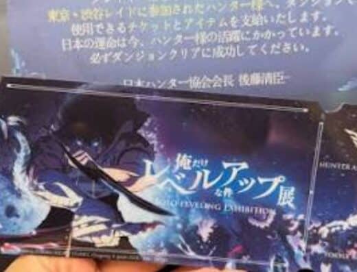 Solo Leveling Exhibition Tickets