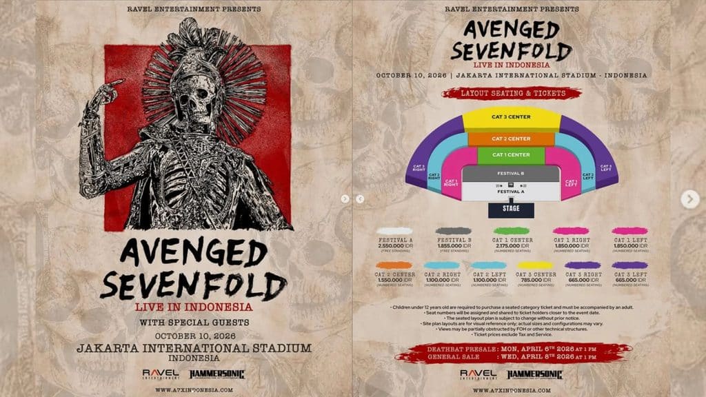 Avenged Sevenfold Concert Tickets