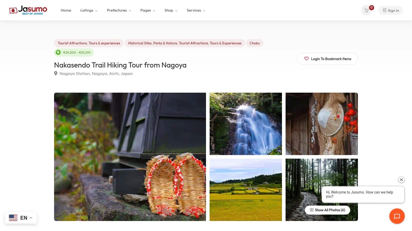 Nakasendo Trail Hiking Tour from Nagoya